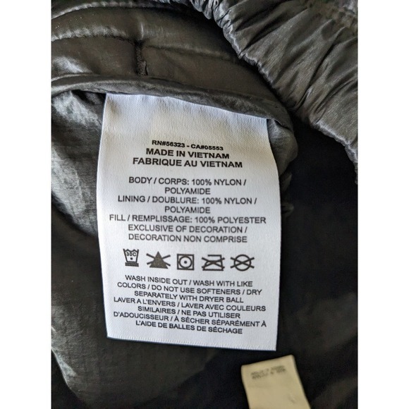 Nike x Stussy Medium Skirt Black Puffer Insulated Skirt Side Zip Pockets - Picture 8 of 8